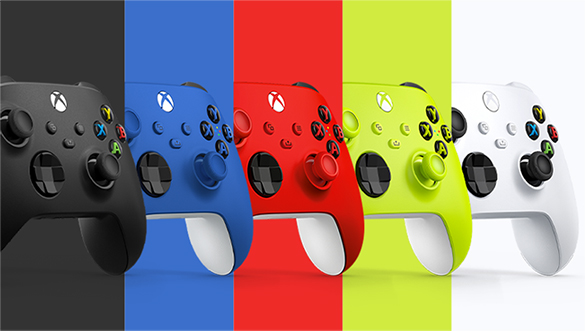 Coloured controllers