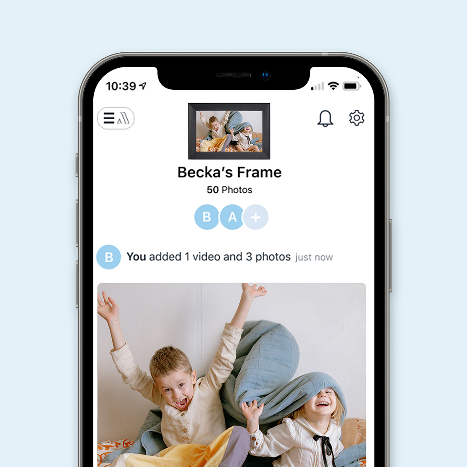Easily share photos Image