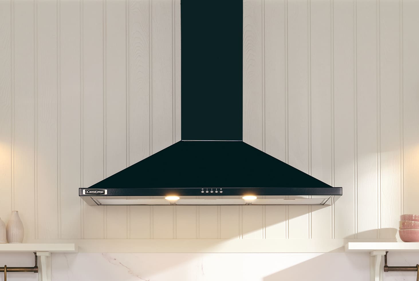 Integrated cooker hoods