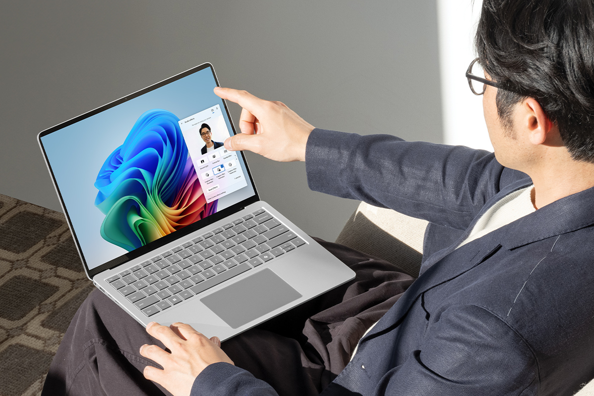AI-enhanced Surface Studio Camera