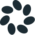 Black icon of a circle