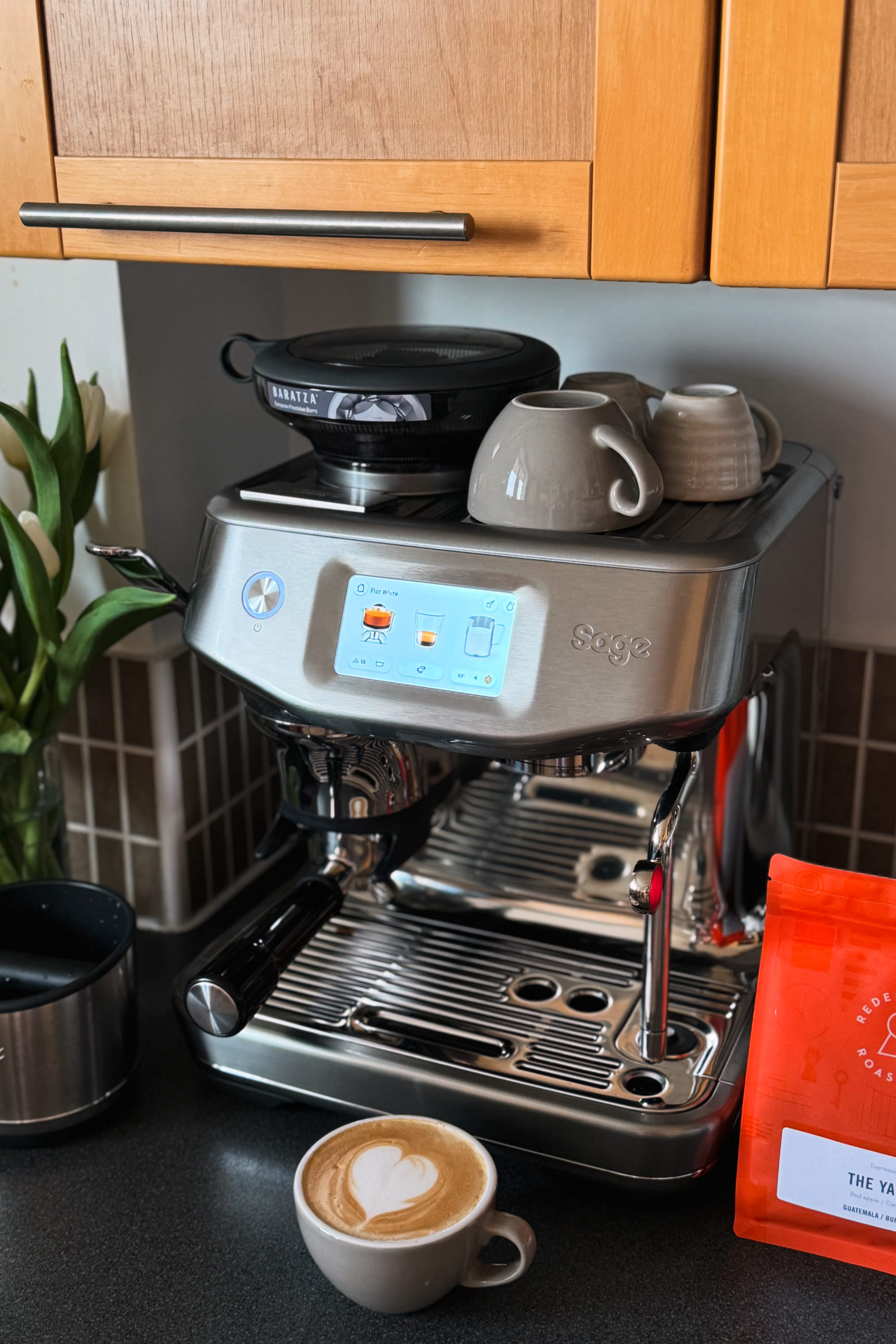 Sage coffee machine setup 3