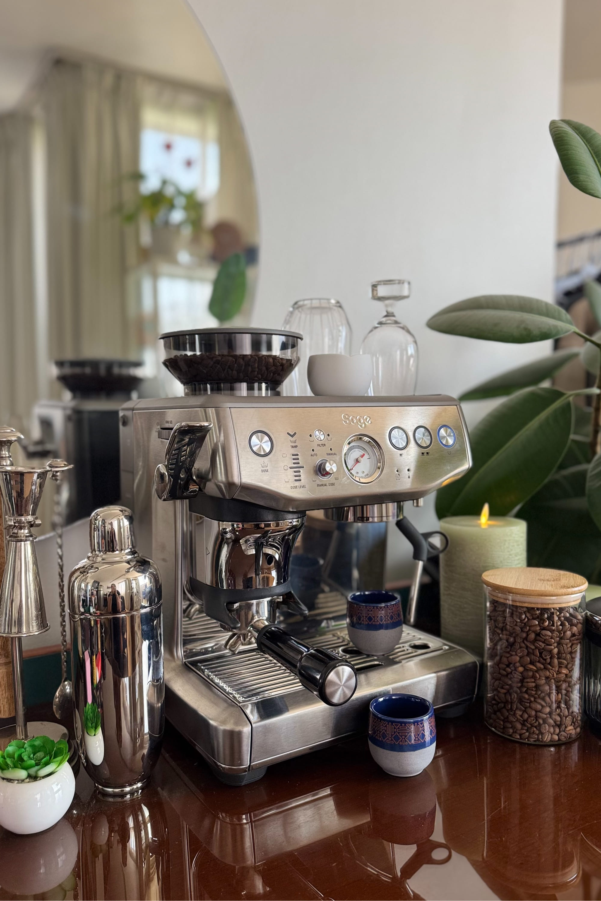 Sage coffee machine setup 4