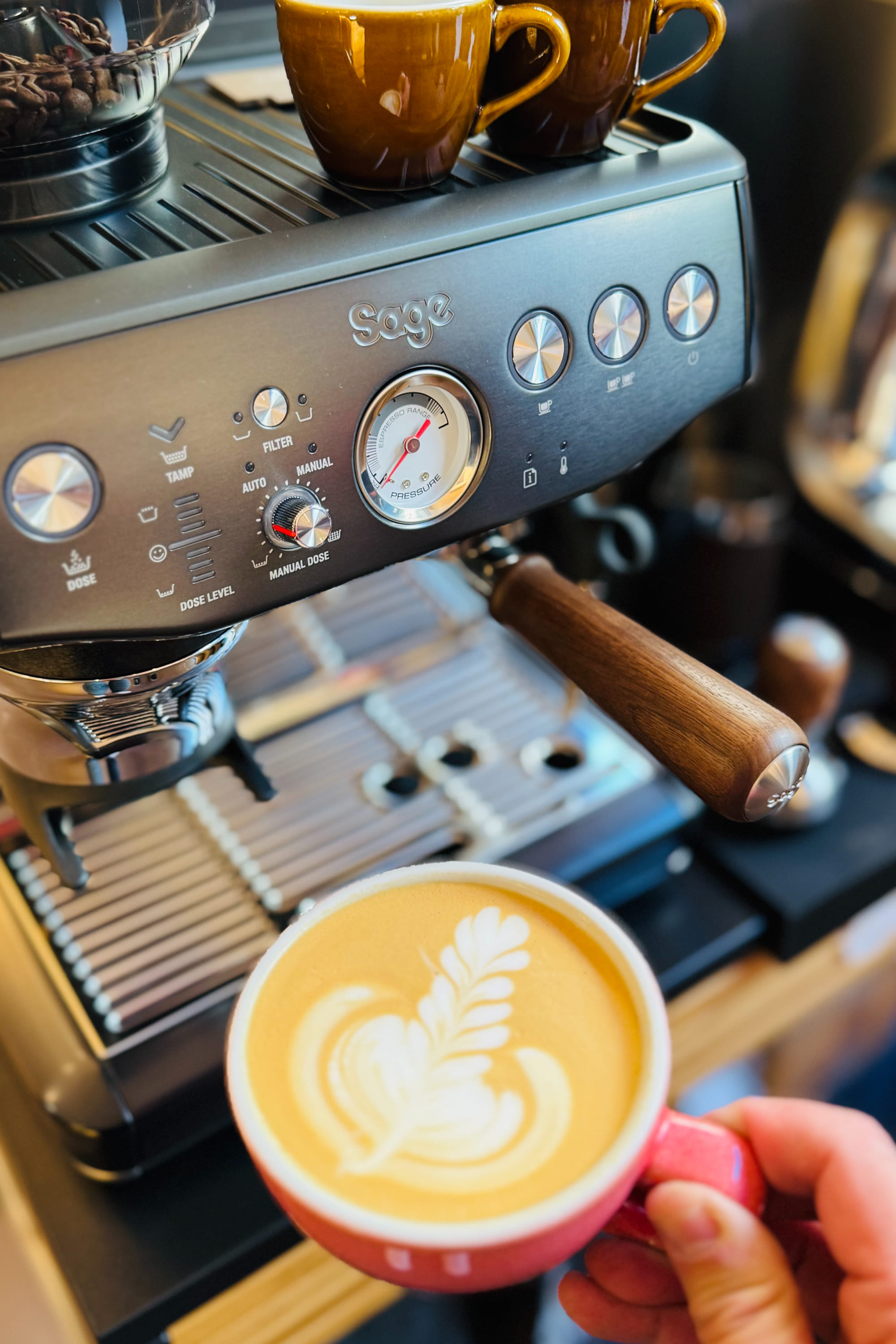 Sage coffee machine setup 5