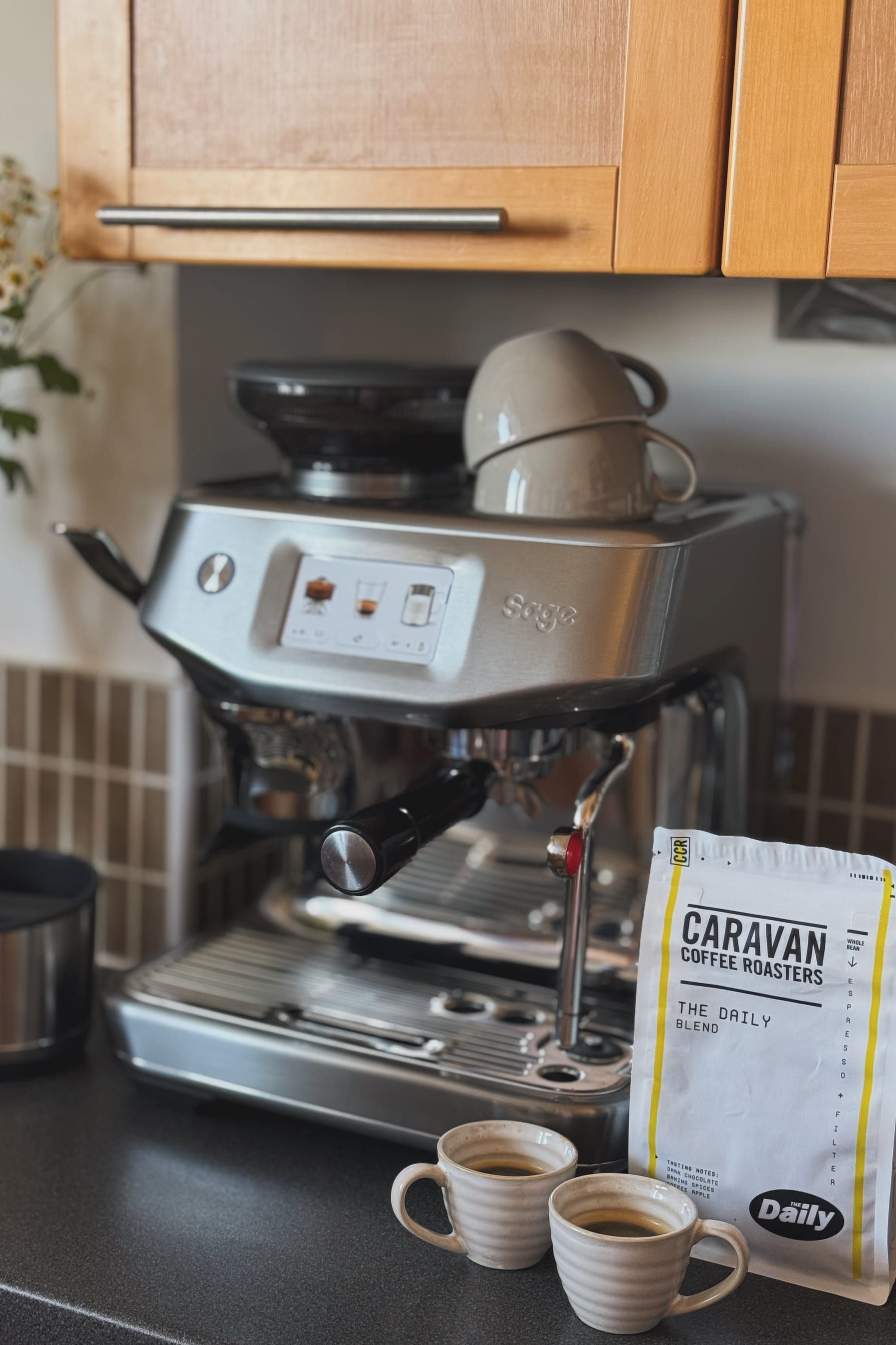 Sage coffee machine setup 7