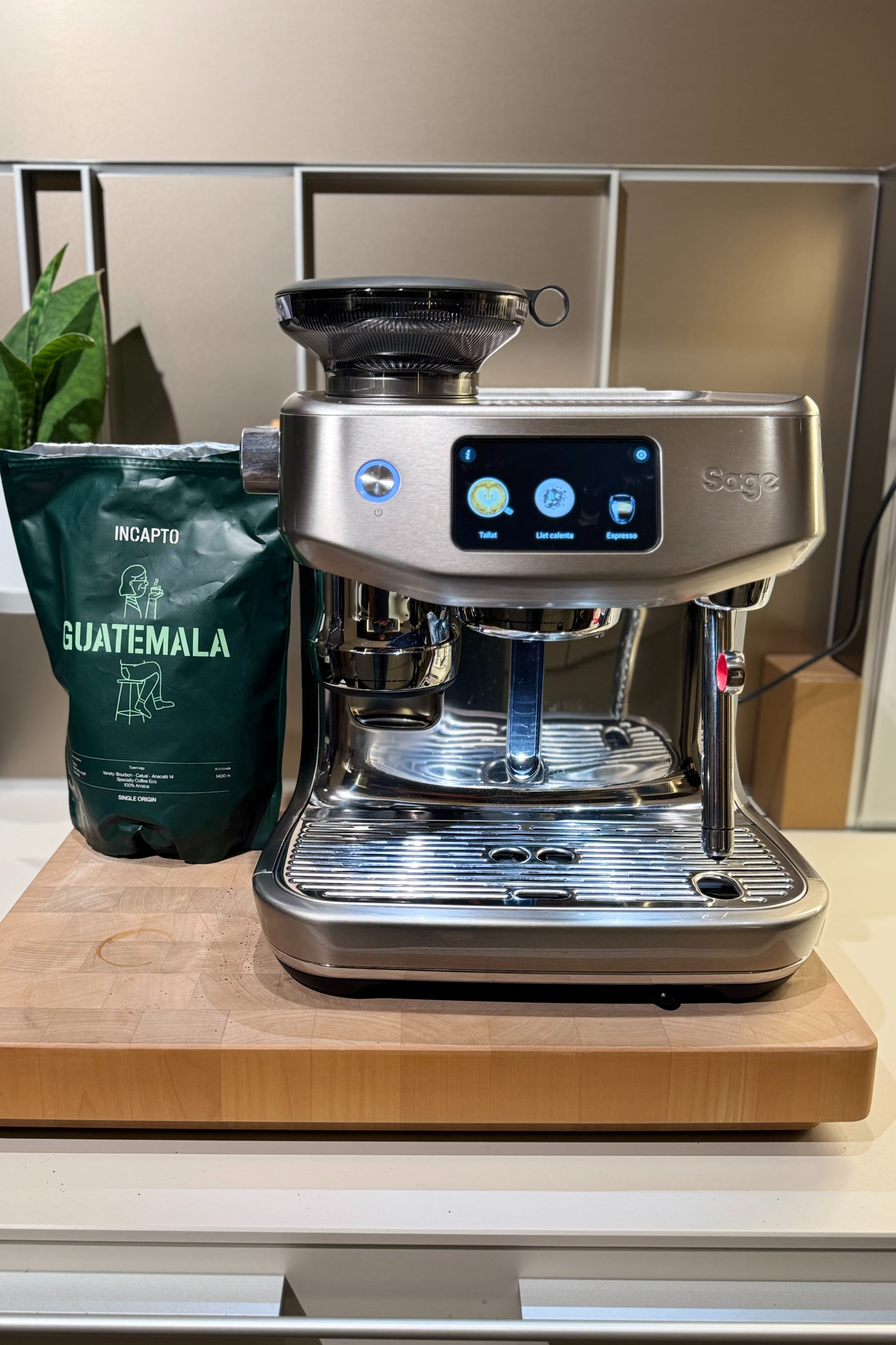 Sage coffee machine setup 8