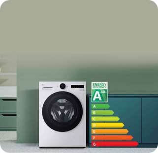 LG A-rated energy efficiency washing machines