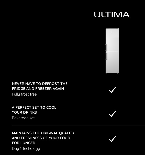 Hotpoint Ultima fridges